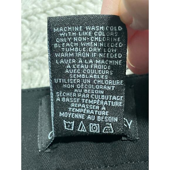 Cynthia Rowley Dress Pants Side Zip Stretch Women's Size 4 Black Office Career - Picture 7 of 9